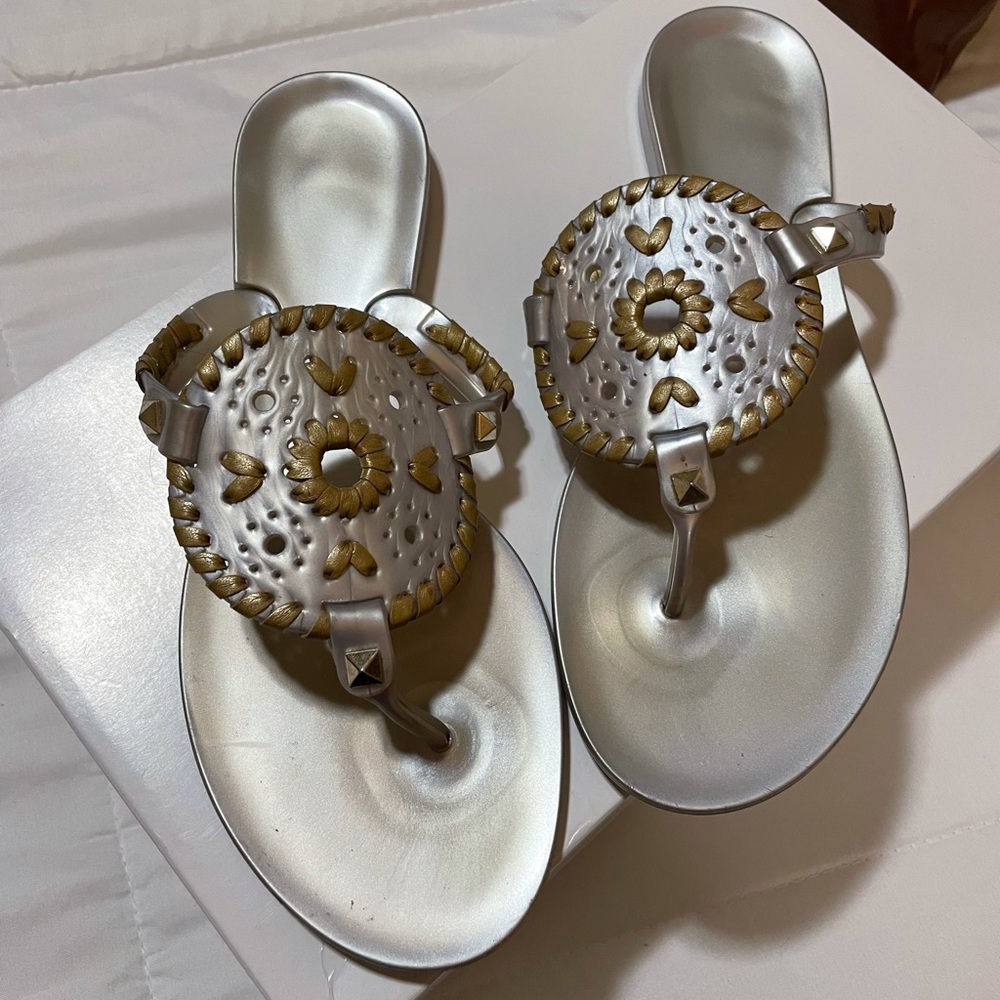 Jack Rogers thong jellies